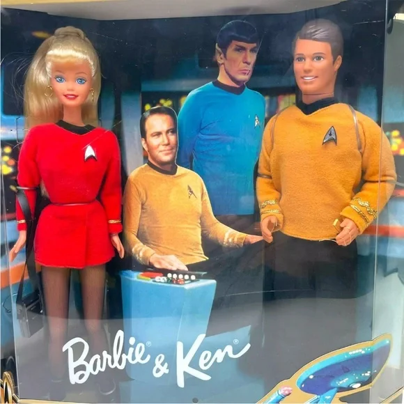 Star Trek Barbie and Ken 30th Anniversary 1996 Collectors Edition Vtg NEW IN BOX - Picture 2 of 10